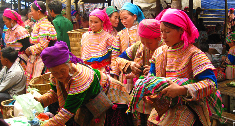 Sapa Trekking and Ethnic Colorful Market